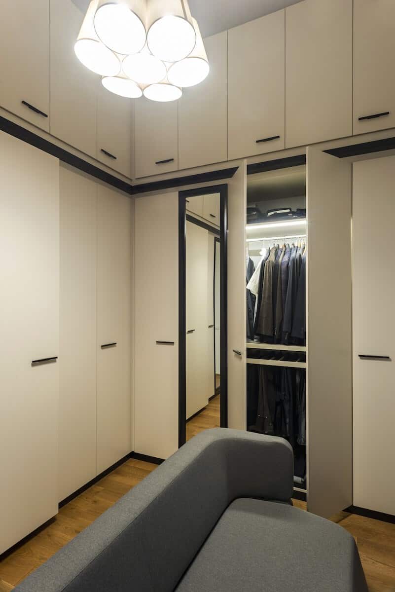 hanging lights in closets