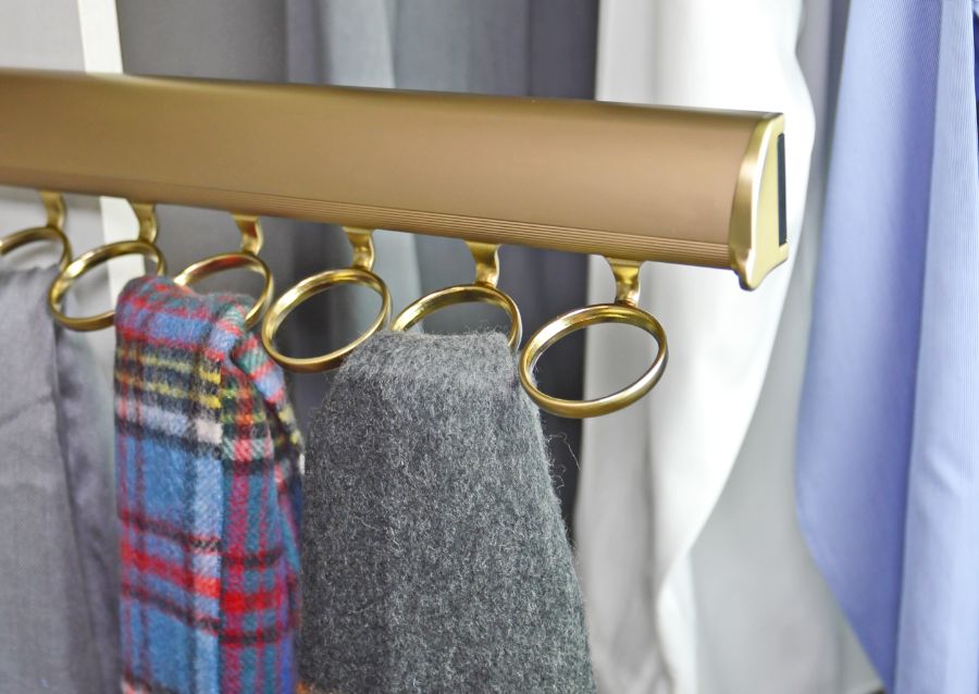 Valet rod closet accessory from 180 Closet Design.