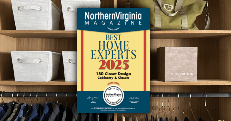 Northern Virginia Magazine's Best Home Experts in Cabinets & Closets 180 Closet Design